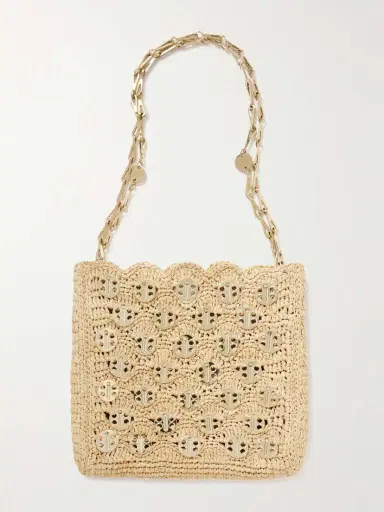 Rabanne 1969 Wave Raffia And Chainmail Shoulder Bag | Thumbnail 3 Rabanne 1969 Wave Raffia And Chainmail Shoulder Bag | Thumbnail 3