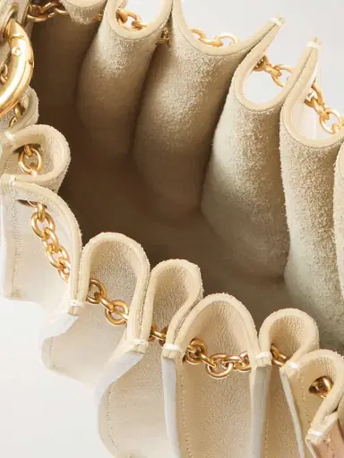 Chloé Sea Treasures Embellished Pleated Leather Shoulder Bag | Thumbnail 5