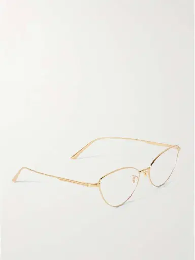 Oliver Peoples + Khaite 1998rx Cat-eye Gold-tone Optical Glasses | Thumbnail 3