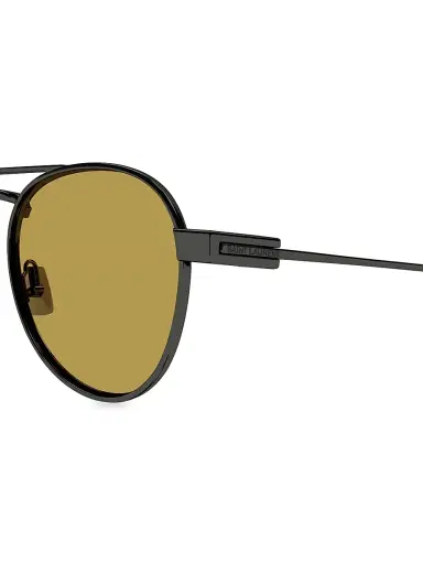 Saint Laurent Men's Hyper Rimlock 54MM Round Sunglasses | Thumbnail 3 Saint Laurent Men's Hyper Rimlock 54MM Round Sunglasses | Thumbnail 3