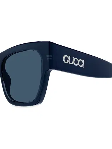 Gucci Men's 54MM Squared Sunglasses - Light Blue | Thumbnail 4 Gucci Men's 54MM Squared Sunglasses - Light Blue | Thumbnail 4