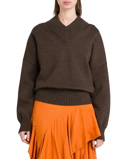 Bottega Veneta Women's Oversized Double-Knit Sweater | Thumbnail 3 Bottega Veneta Women's Oversized Double-Knit Sweater | Thumbnail 3