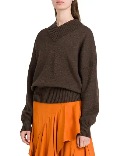 Bottega Veneta Women's Oversized Double-Knit Sweater | Thumbnail 4 Bottega Veneta Women's Oversized Double-Knit Sweater | Thumbnail 4