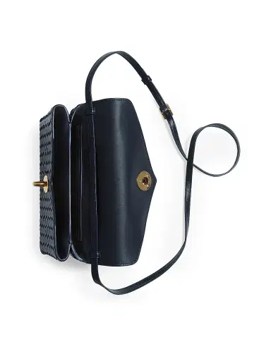 Bottega Veneta Women's Knot Lock Intrecciato Leather Top Handle Bag | Thumbnail 4 Bottega Veneta Women's Knot Lock Intrecciato Leather Top Handle Bag | Thumbnail 4