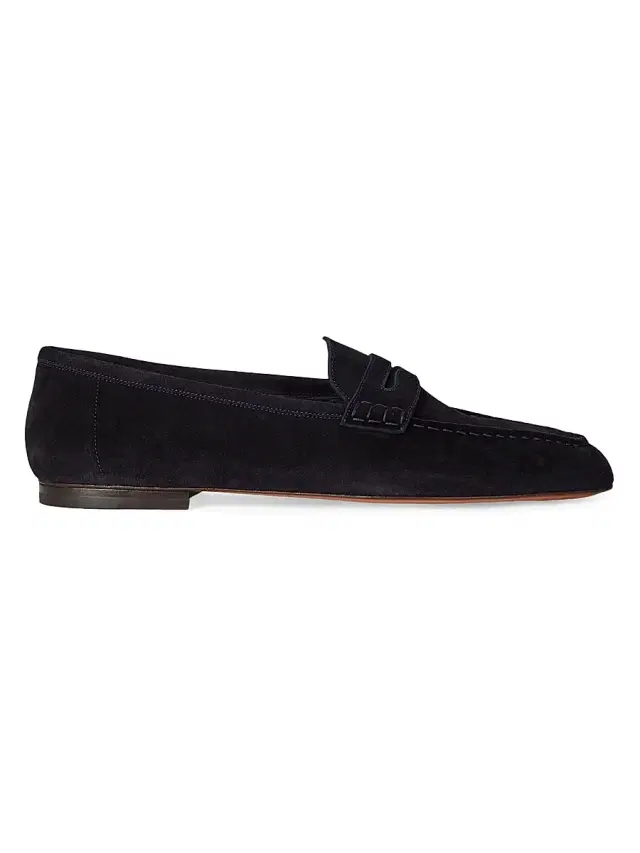 Men's Collins Suede Penny Loafers - Classic Chairman Navy