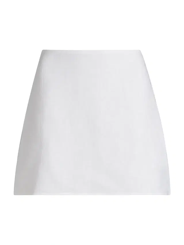 Reformation Women's Veranda Linen Miniskirt - White