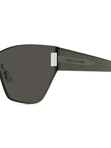 Saint Laurent Women's 99MM Mask Sunglasses - Grey | Thumbnail 3
