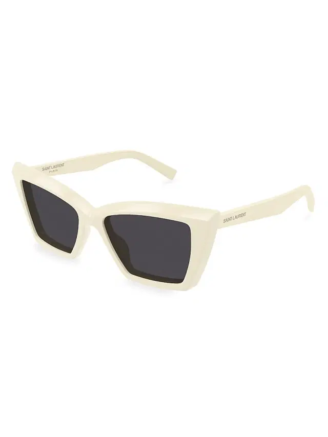 Women's Color Animation Cat-Eye Sunglasses -  Grey