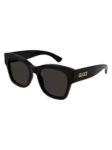 Gucci Women's Lacquered 53MM Butterfly Sunglasses - Black Gold Black | Thumbnail 1 Gucci Women's Lacquered 53MM Butterfly Sunglasses - Black Gold Black | Thumbnail 1