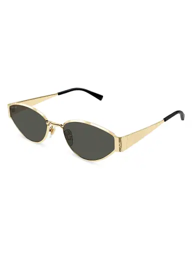 Gucci Women's Guccissima Metal 55MM Geometric Sunglasses | Thumbnail 1 Gucci Women's Guccissima Metal 55MM Geometric Sunglasses | Thumbnail 1