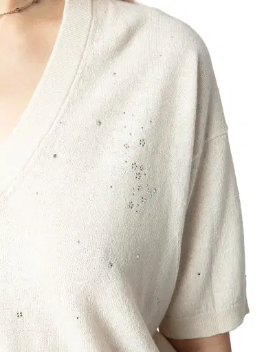 Zadig & Voltaire Women's Wully Lico Rhinestone-Embellished Sweater | Thumbnail 5 Zadig & Voltaire Women's Wully Lico Rhinestone-Embellished Sweater | Thumbnail 5