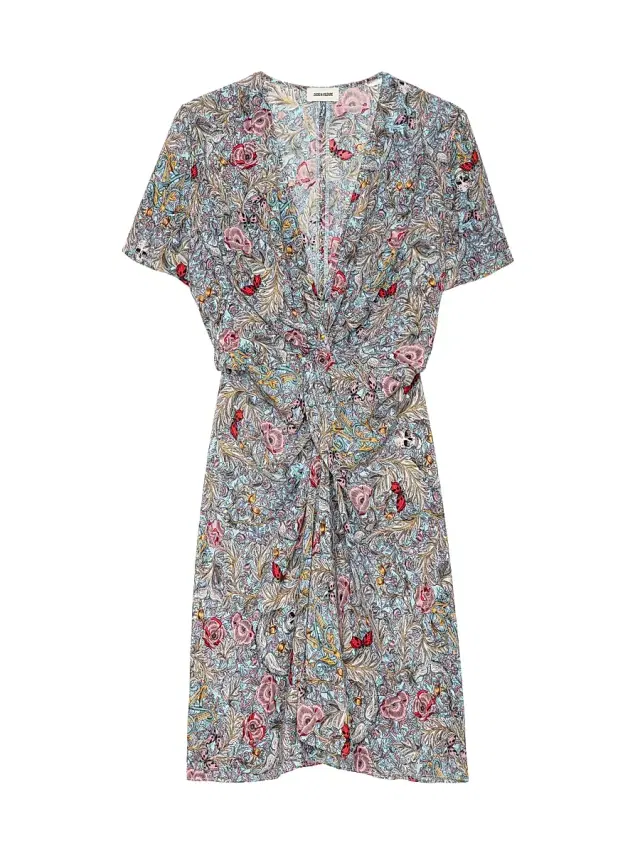 Zadig & Voltaire Women's Rozom British Flowers Minidress - Mist