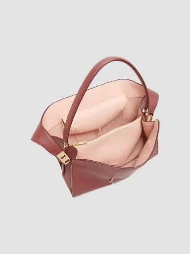 Ferragamo Women's Hug Leather Shoulder Bag | Thumbnail 3