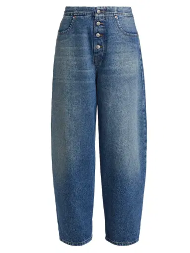 MM6 MAISON MARGIELA Women's High-Rise Straight-Leg Jeans - Medium Blue - Size 29 | Thumbnail 1