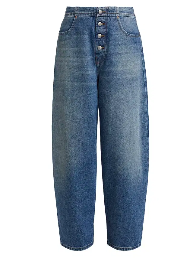 Women's High-Rise Straight-Leg Jeans - Medium Blue