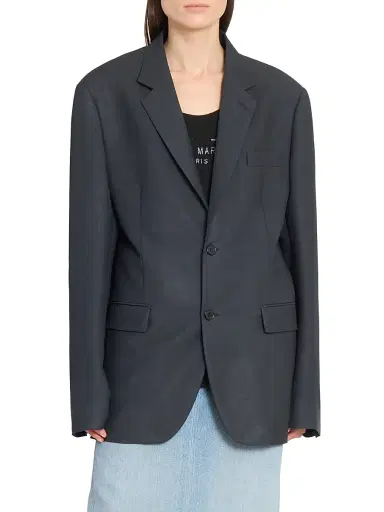 Maison Margiela Women's Mohair-Wool Blazer | Thumbnail 3