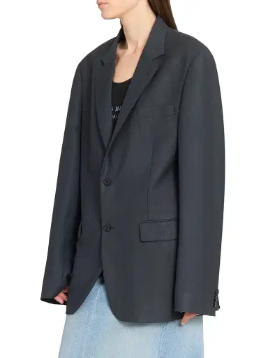 Maison Margiela Women's Mohair-Wool Blazer | Thumbnail 4