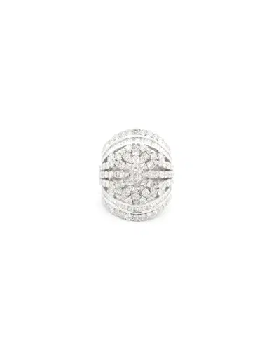 Wish Fine Jewelry 3.50ct Diamond 18K Gold Statement Ring | Thumbnail 1 Wish Fine Jewelry 3.50ct Diamond 18K Gold Statement Ring | Thumbnail 1