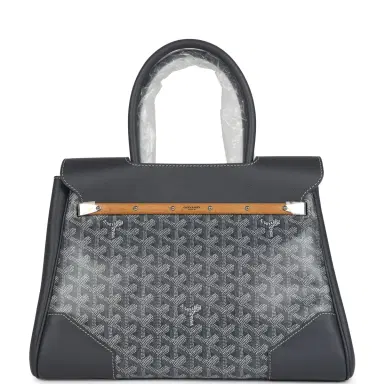 goyard Goyard Saigon Tote Grey Goyardine Canvas Palladium Hardware | Thumbnail 4