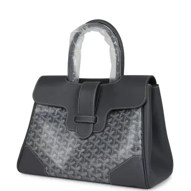 goyard Goyard Saigon Tote Grey Goyardine Canvas Palladium Hardware | Thumbnail 5