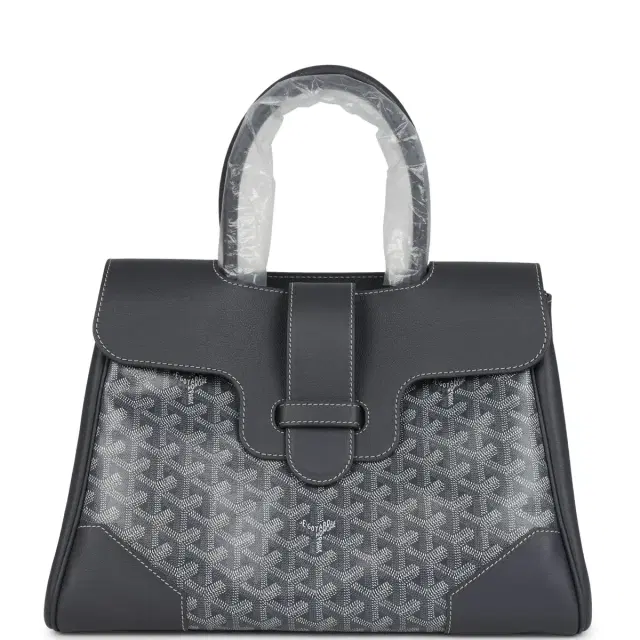 goyard Goyard Saigon Tote Grey Goyardine Canvas Palladium Hardware