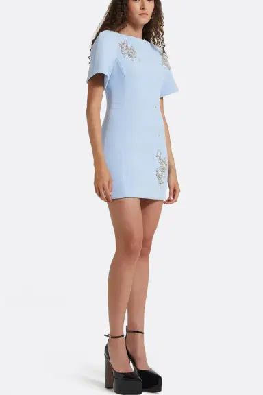 Safiyaa Lacin Crystal Dress | Thumbnail 4
