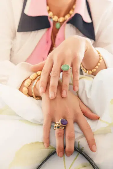 VAN Peridot Ibiza Van Stack Ring | Thumbnail 2