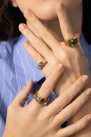 VAN Peridot Ibiza Van Stack Ring | Thumbnail 5