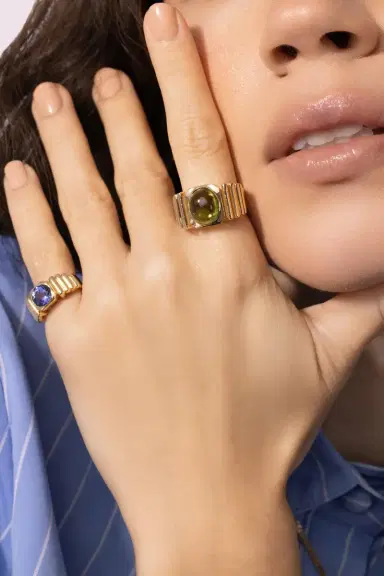 VAN Tanzanite Van Inca Signet Ring | Thumbnail 2