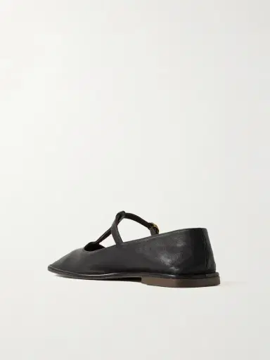The Row Leather Mary Jane Ballet Flats | Thumbnail 3