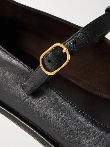 The Row Leather Mary Jane Ballet Flats | Thumbnail 4