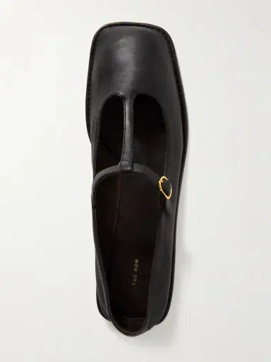 The Row Leather Mary Jane Ballet Flats | Thumbnail 5