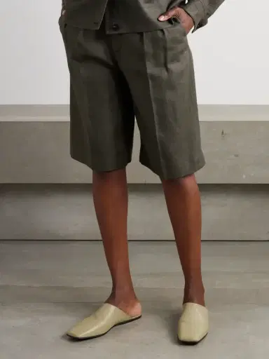 Loro Piana Alba Leather Slippers | Thumbnail 2
