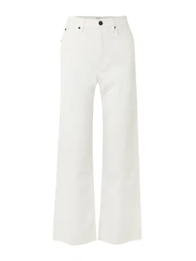 SLVRLAKE Grace Frayed High-rise Wide-leg Jeans | Thumbnail 1
