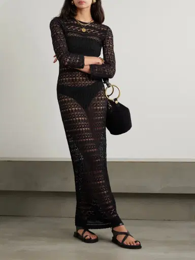 Isabel Marant Paloma Open-back Crocheted Cotton-blend Maxi Dress | Thumbnail 2 Isabel Marant Paloma Open-back Crocheted Cotton-blend Maxi Dress | Thumbnail 2