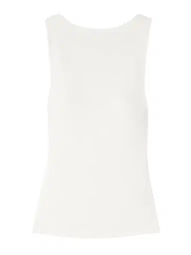 St. Agni Open-back Ribbed Stretch Organic Cotton-jersey Tank | Thumbnail 1 St. Agni Open-back Ribbed Stretch Organic Cotton-jersey Tank | Thumbnail 1