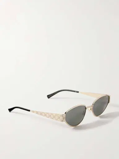 Gucci Eyewear Cat-eye Gold-tone Sunglasses | Thumbnail 3 Gucci Eyewear Cat-eye Gold-tone Sunglasses | Thumbnail 3