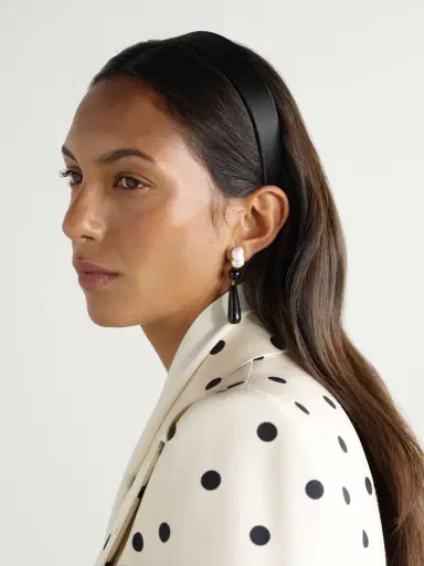 Jennifer Behr Lydia Silk-satin Headband | Thumbnail 2 Jennifer Behr Lydia Silk-satin Headband | Thumbnail 2