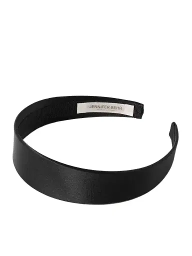 Jennifer Behr Lydia Silk-satin Headband | Thumbnail 1 Jennifer Behr Lydia Silk-satin Headband | Thumbnail 1