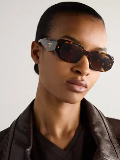 PRADA EYEWEAR Square-frame Tortoiseshell Acetate Sunglasses | Thumbnail 2