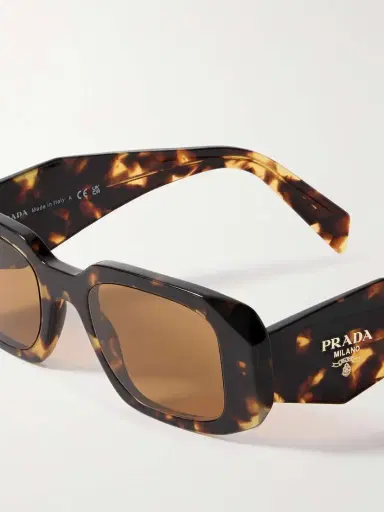 PRADA EYEWEAR Square-frame Tortoiseshell Acetate Sunglasses | Thumbnail 4