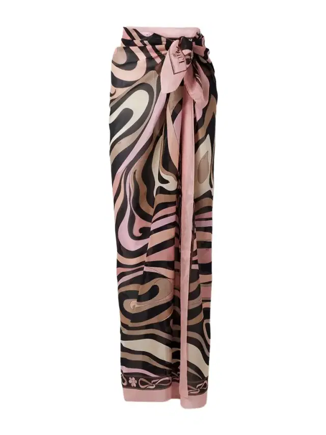 Printed Cotton-voile Pareo
