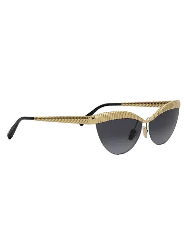 BVLGARI Women's Tubogas 61MM Oval Sunglasses - Black Gold Black | Thumbnail 8
