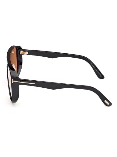 Tom Ford Men's Achilles Shield Sunglasses - Black Gold | Thumbnail 3 Tom Ford Men's Achilles Shield Sunglasses - Black Gold | Thumbnail 3