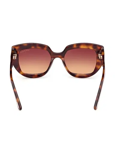 TOM FORD Women's Saltzman 53MM Butterfly Sunglasses - Brown Dark Havana | Thumbnail 5