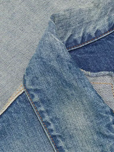 MM6 MAISON MARGIELA Women's Denim Button-Front Jacket - Medium Blue - Size 8 | Thumbnail 7 MM6 MAISON MARGIELA Women's Denim Button-Front Jacket - Medium Blue - Size 8 | Thumbnail 7