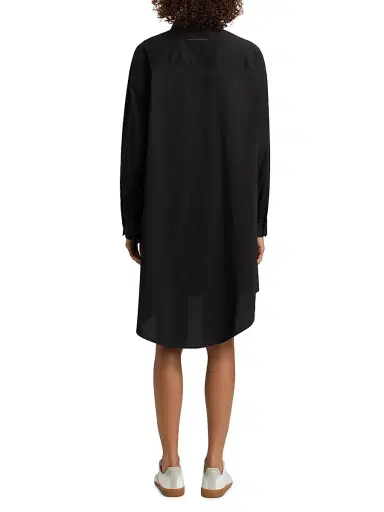 MM6 MAISON MARGIELA Women's Logo Cotton-Blend Mini Shirtdress | Thumbnail 5 MM6 MAISON MARGIELA Women's Logo Cotton-Blend Mini Shirtdress | Thumbnail 5