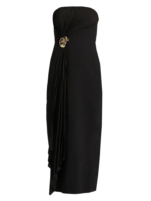 Acler Women's Whitnell Bandeau Midi-Dress - Black