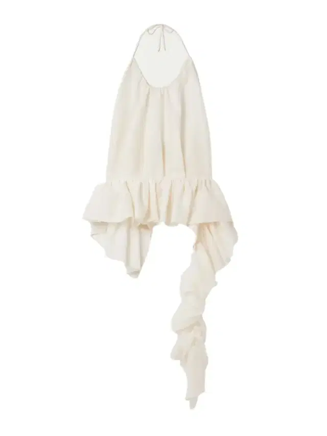 Tamara Crepe Peplum Halterneck Top