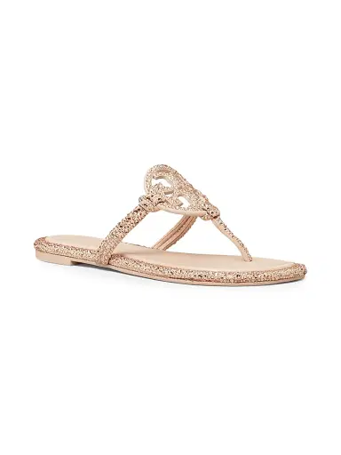 Tory Burch Women's Miller Knotted Flip-Flop Sandals - Rose Pink - Size 9.5 | Thumbnail 2